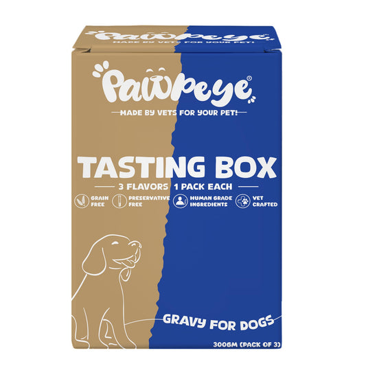 Pawpeye Wet Dog Food Combo Boxes (3 Flavours–Chicken, Lamb, Pineapple) | 100g Each | Premium Gravy Meal for Adult Dogs | Vet Formulated, Human-Grade, Grain-Free, Preservative-Free