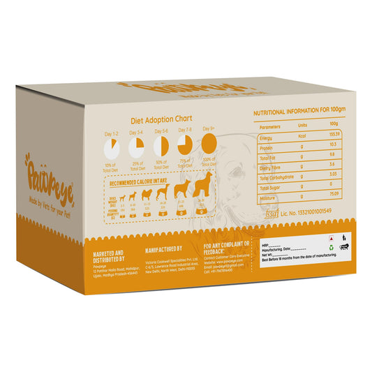 Pawpeye Wet Dog Food Monthly Box(Pack of 30)-Chicken & Pineapple Flavour | 100g each | for Adult Dogs & Puppies | Vet-Formulated, Human-Grade, Grain & Preservative-Free, 100% Natural