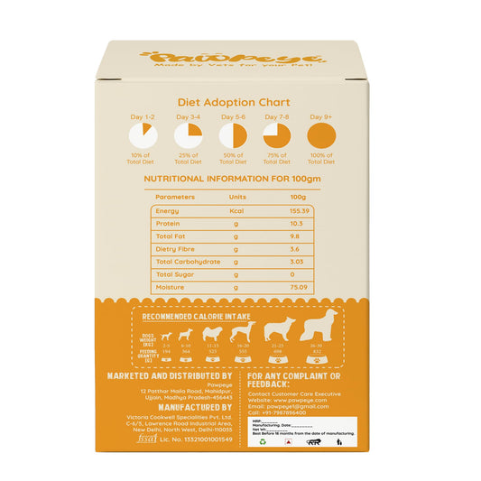 Pawpeye Wet Dog Food Weekly Box(Pack of 7)-Chicken & Pineapple Flavour | 100g each | for Adult Dogs & Puppies | Vet-Formulated, Human-Grade, Grain & Preservative-Free, 100% Natural
