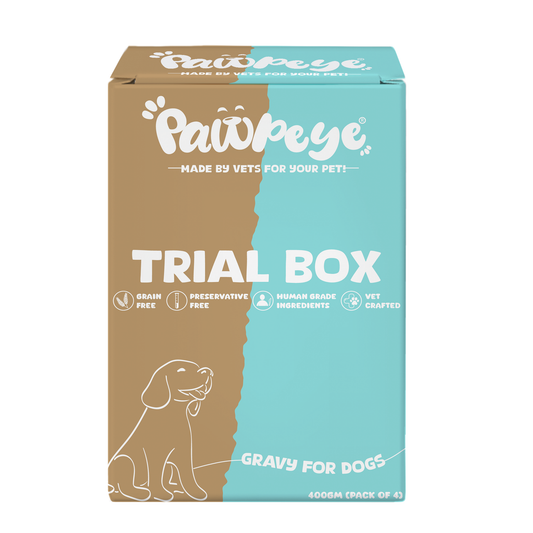 Pawpeye Wet Dog Food Trial Box | 4 x 100g (2 Flavours – Chicken & Lamb) | Gravy for Adult Dogs | Vet-Formulated, Human-Grade, Grain-Free, Preservative-Free, 100% Natural