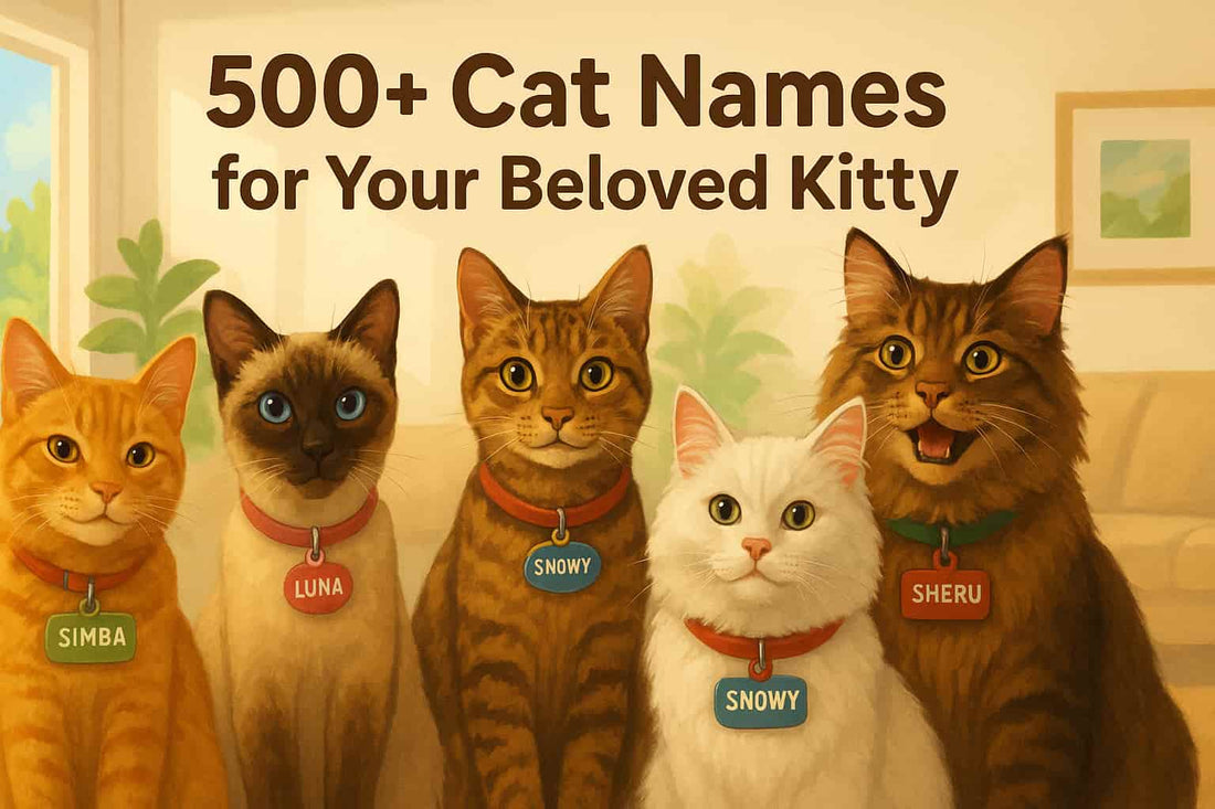 500+ Cat Names for Your Beloved Kitty