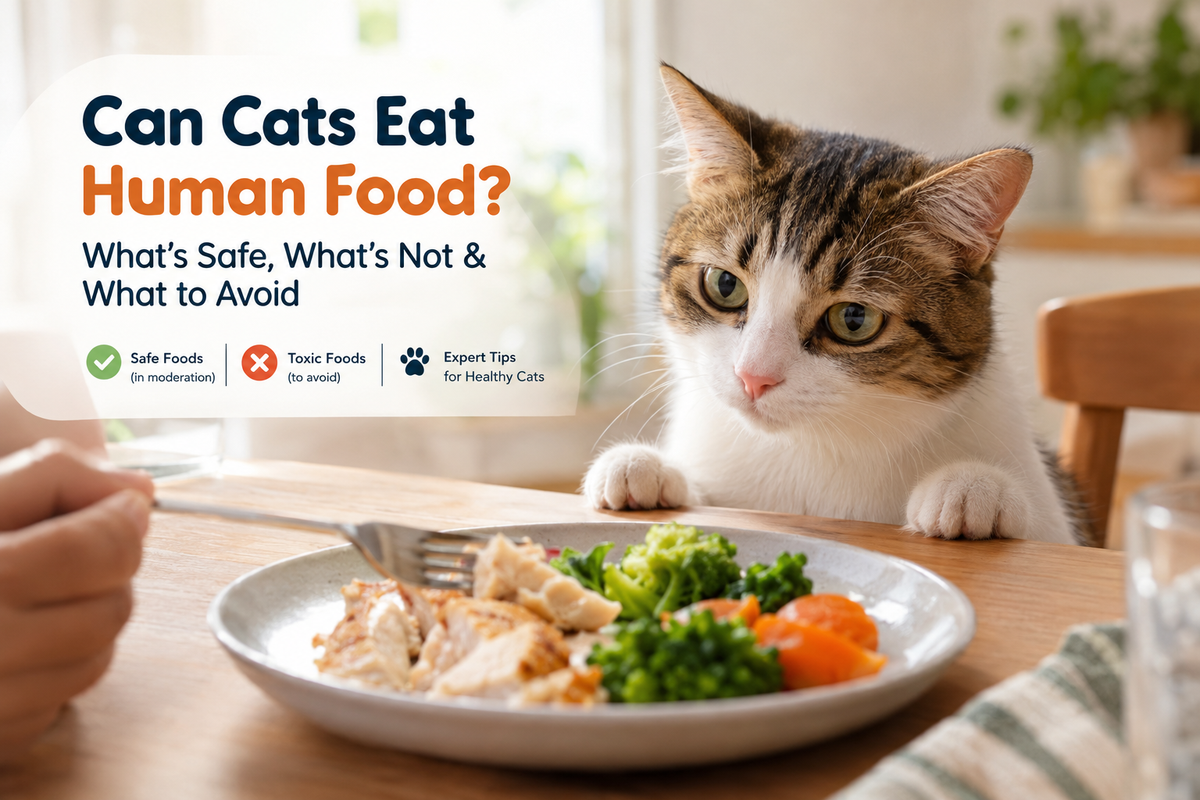 Can Cats Eat Human Food? What’s Safe, What’s Toxic, and What Cat Parents Should Know.