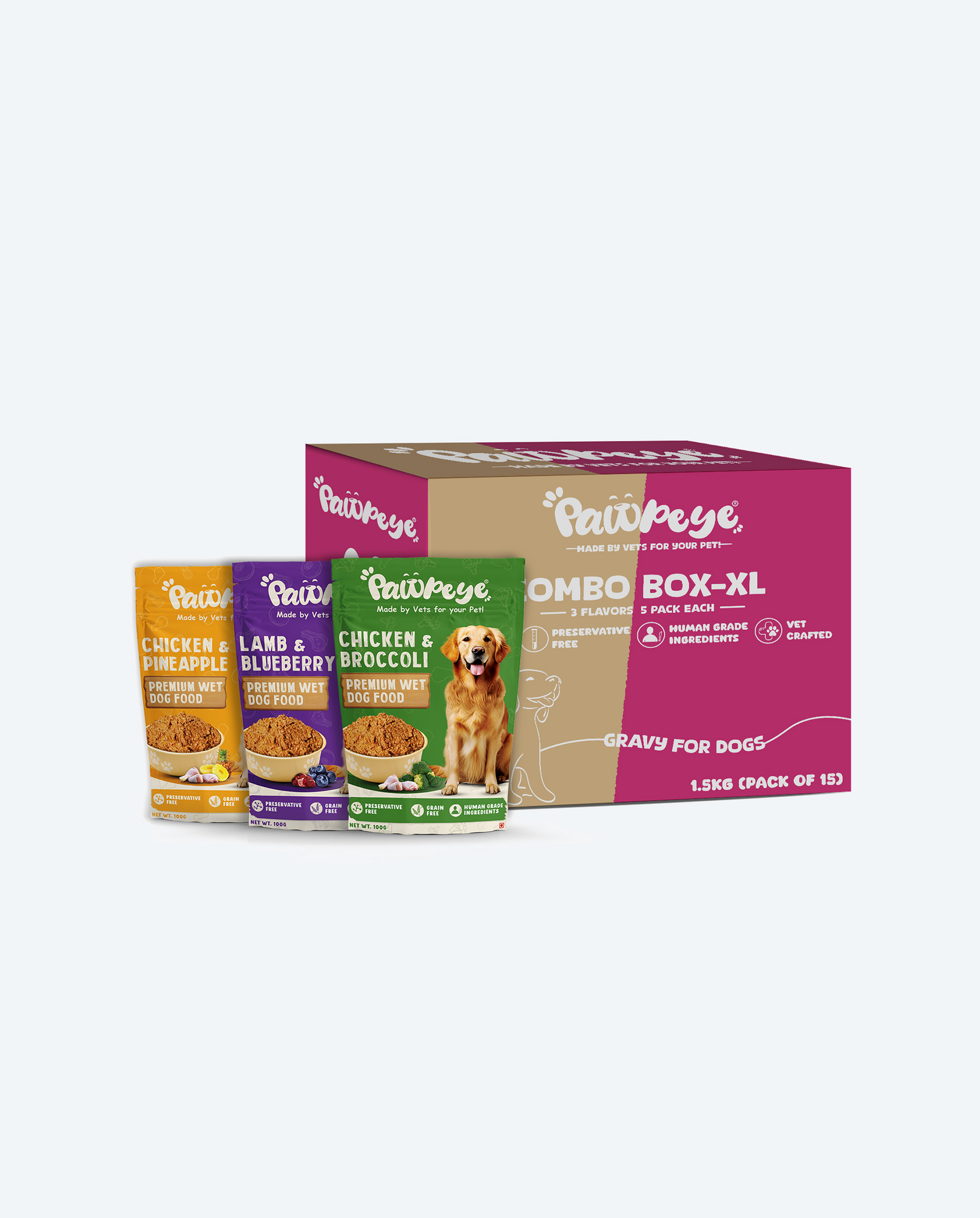 Combo Pack of 5 Each 3 Flavours
