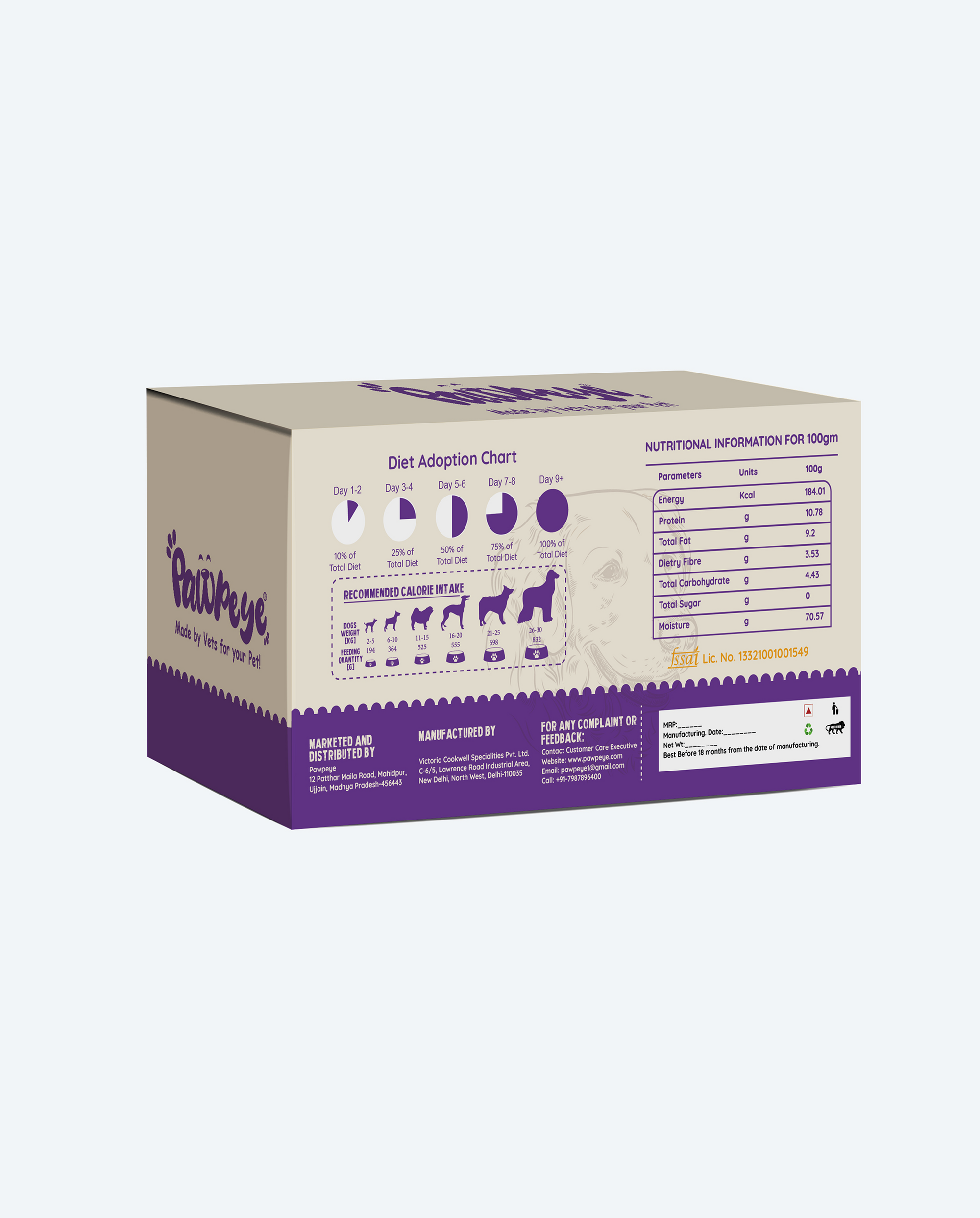 Monthly Lamb & Blueberry Pack of 30