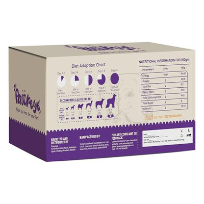 Pawpeye Wet Dog Food Monthly Box(Pack of 30)-Lamb & Blueberry Flavour | 100g each | for Adult Dogs & Puppies | Vet-Formulated, Human-Grade, Grain & Preservative-Free, 100% Natural
