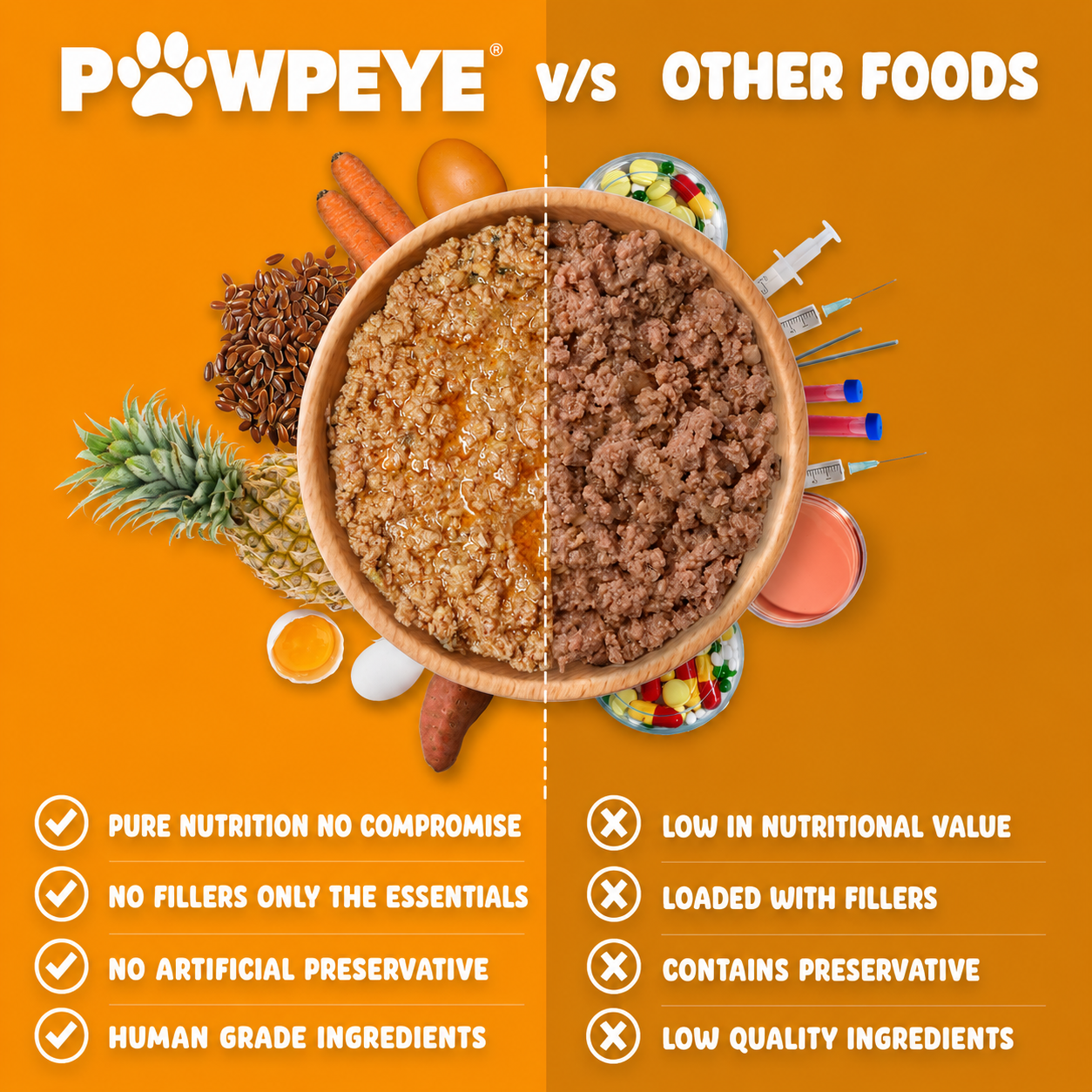 Dog Food Wet - Monthly Box (30 Packs of 100 G) Chicken & Pineapple Flavour - Healthy Balanced Gravy Dog Food Adult & Puppy - Human Grade, No Preservatives, Gluten, or Grain |Best Dog Gravy