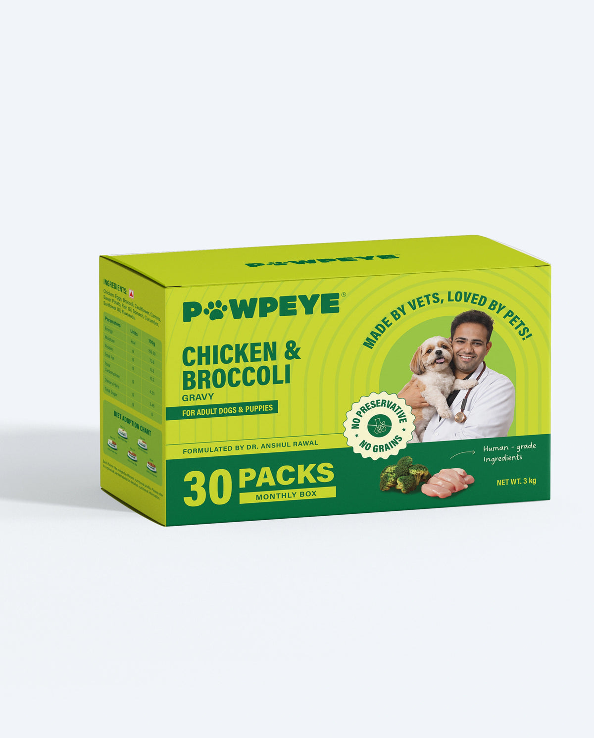 Monthly Chicken & Broccoli Pack of 30