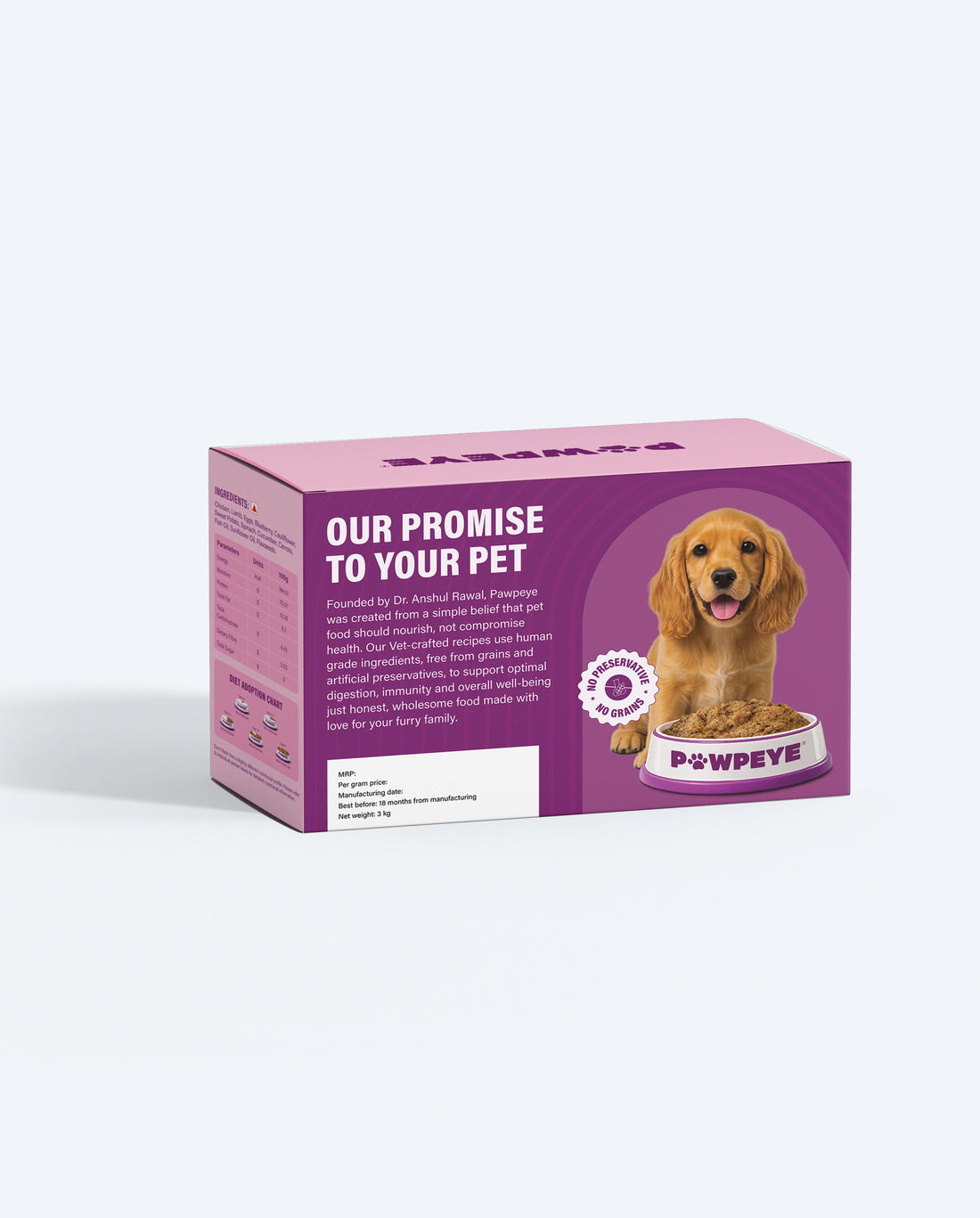 Monthly Lamb & Blueberry Pack of 30