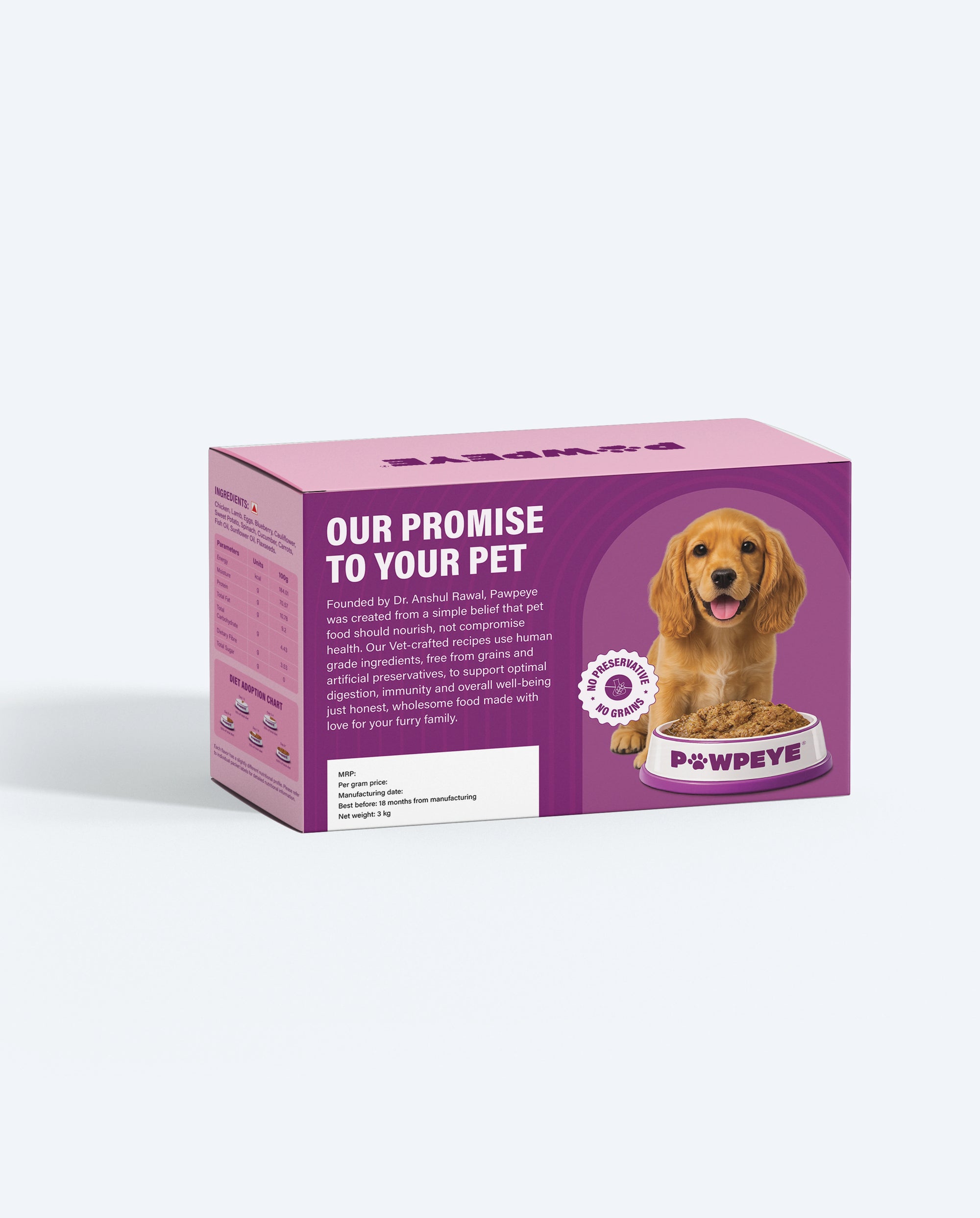 Monthly Lamb & Blueberry Pack of 30
