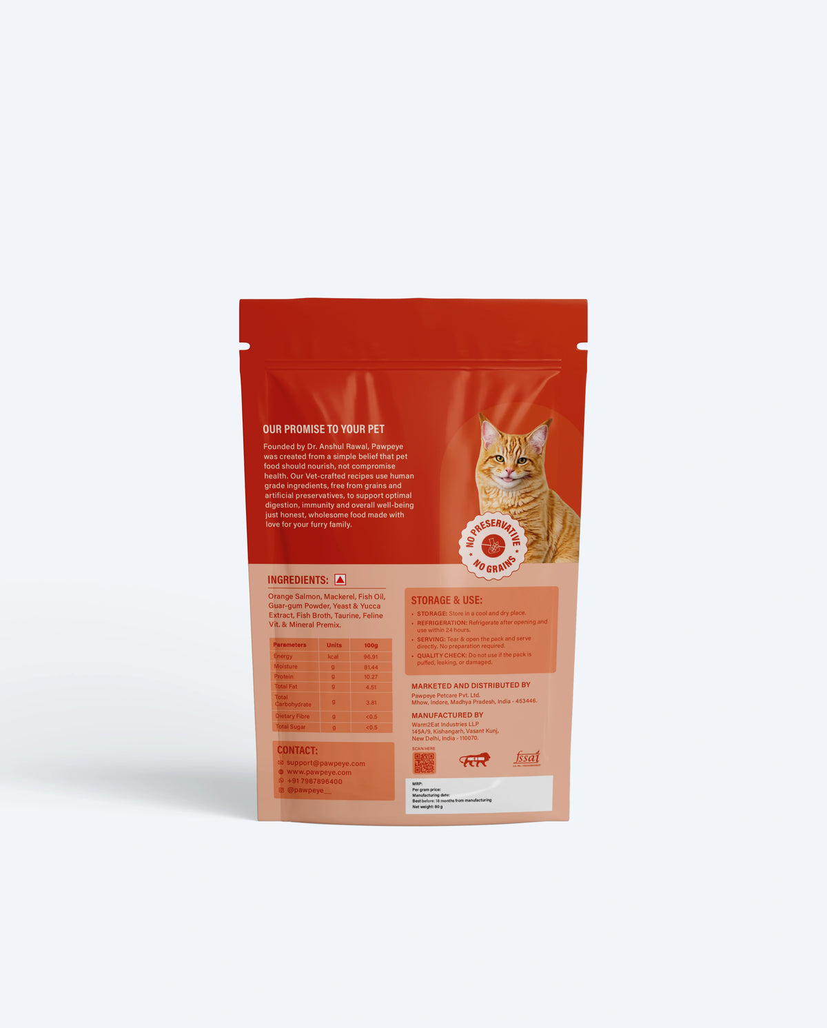 Salmon & Mackerel Cat Gravy — Pack of 30