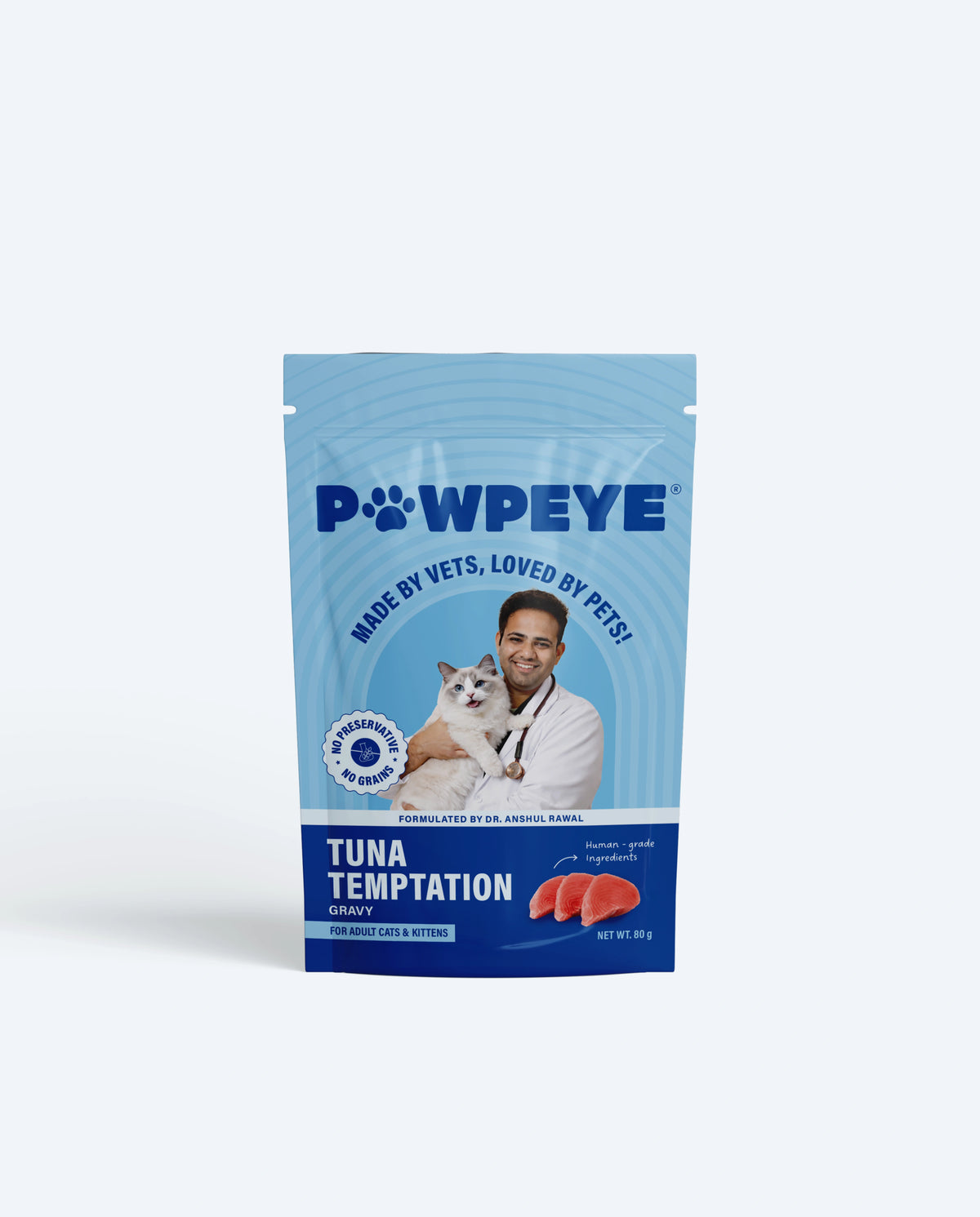 Monthly Combo XXL Box | 30 Wet Cat Food Sachets | Chicken, Salmon & Tuna Flavours for Adult Cats