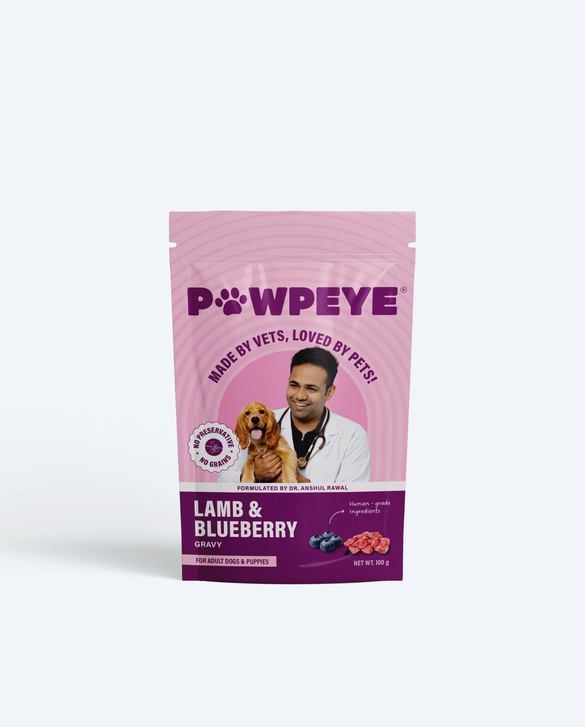 Lamb & Blueberry Wet Dog Food — Pack of 30