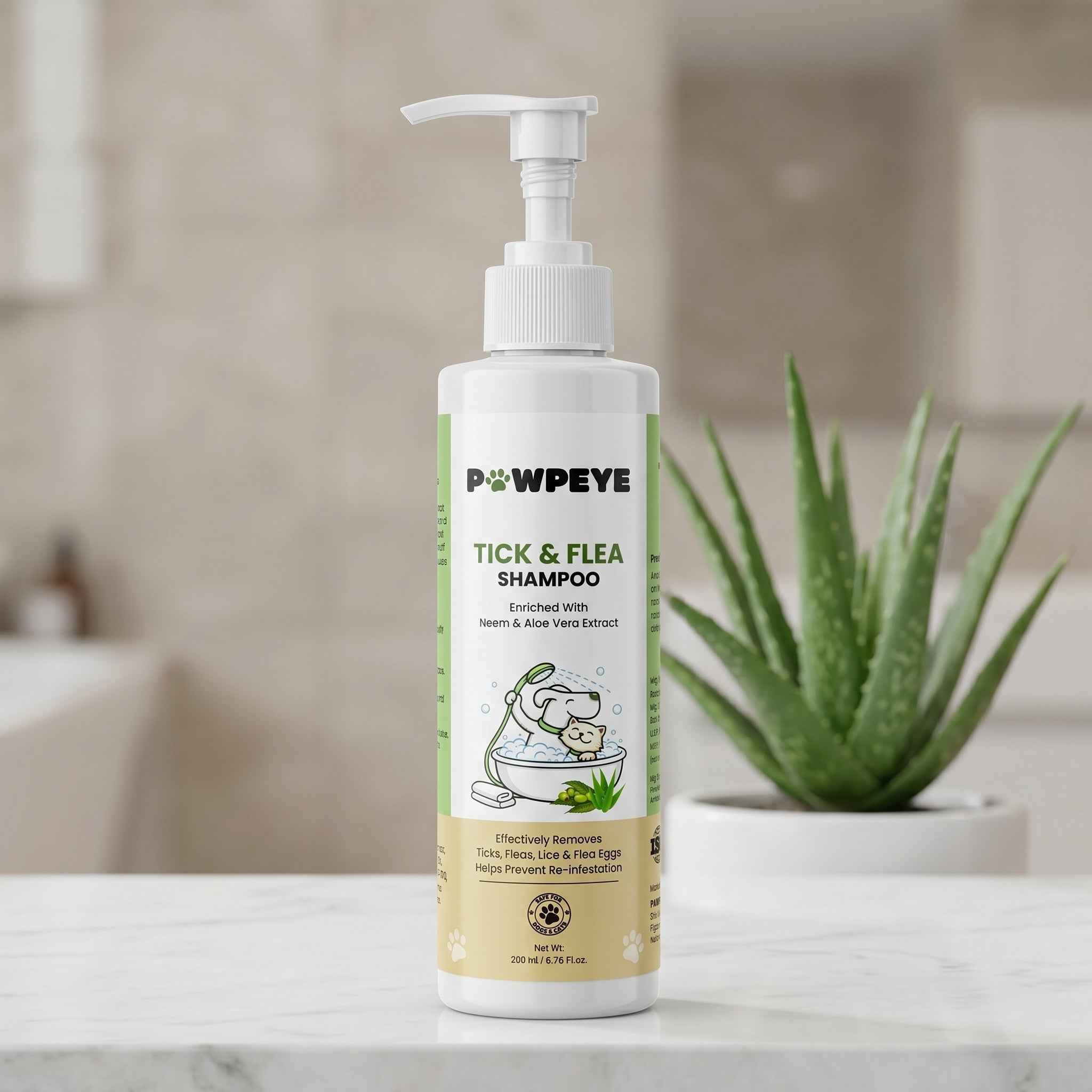 PAWPEYE TICKS & FLEA SHAMPOO