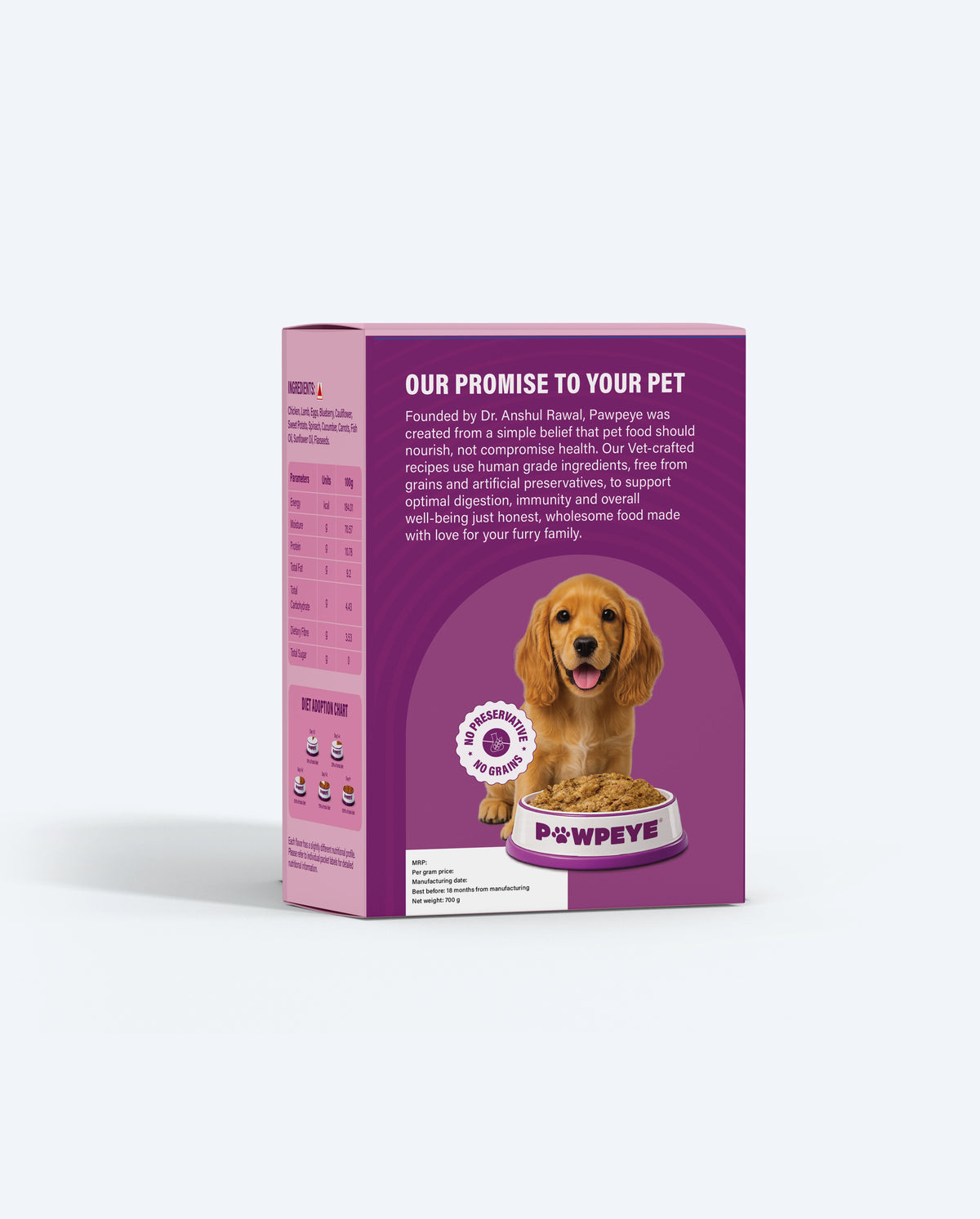 Weekly Lamb & Blueberry Pack of 7