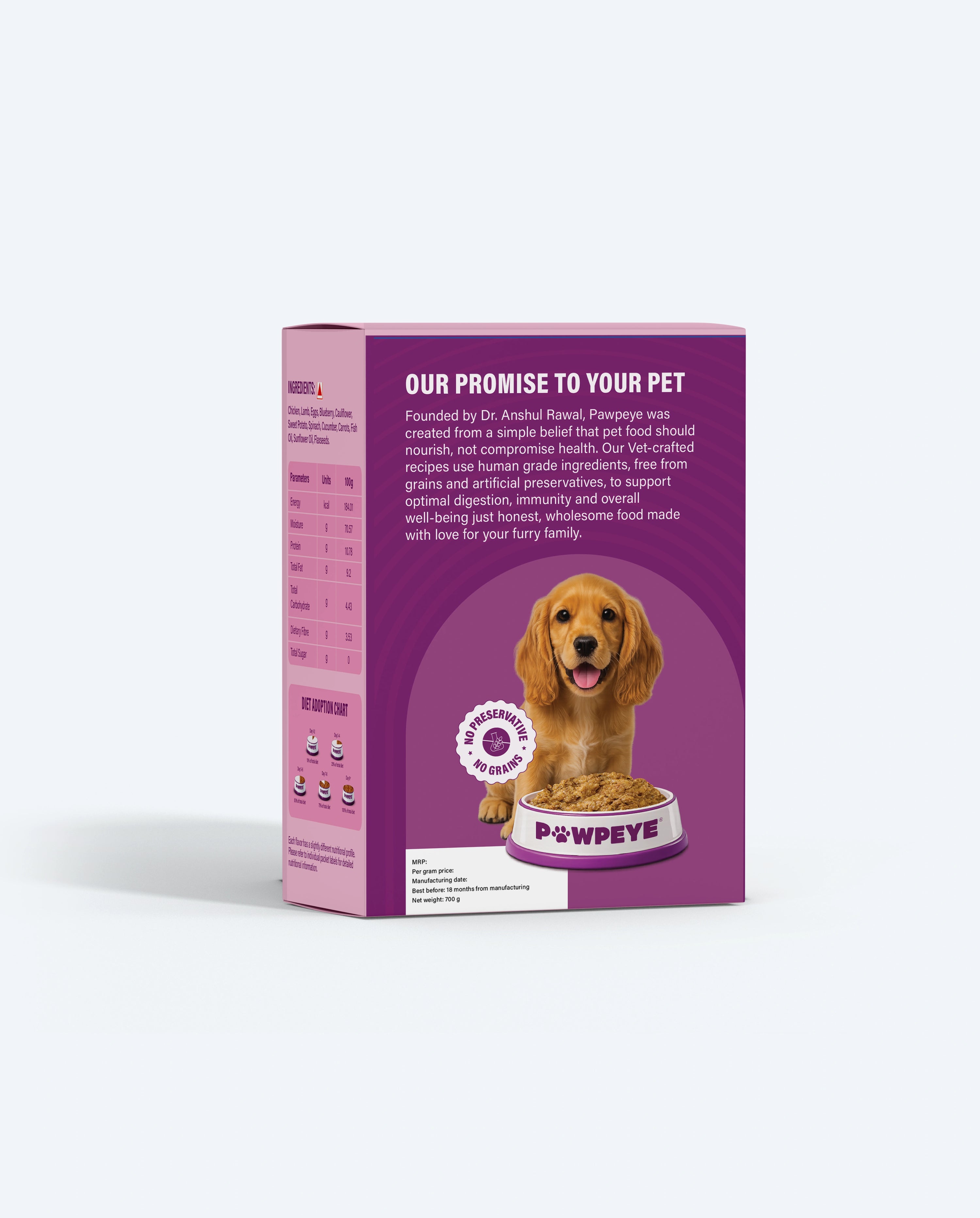 Weekly Lamb & Blueberry Pack of 7