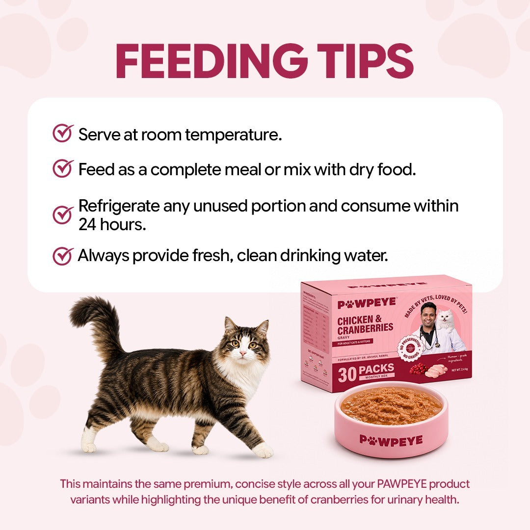 Chicken & Cranberries Cat Gravy