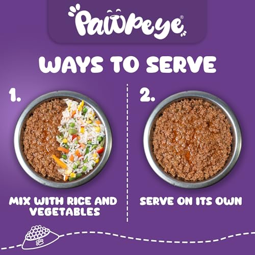 Pawpeye Wet Dog Food Weekly Box(Pack of 7)-Lamb & Blueberry Flavour | 100g each | for Adult Dogs & Puppies | Vet-Formulated, Human-Grade, Grain & Preservative-Free, 100% Natural