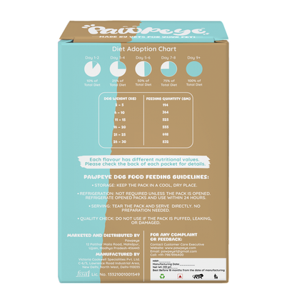 Pawpeye Wet Dog Food Trial Box | 4 x 100g (2 Flavours – Chicken & Lamb) | Gravy for Adult Dogs | Vet-Formulated, Human-Grade, Grain-Free, Preservative-Free, 100% Natural