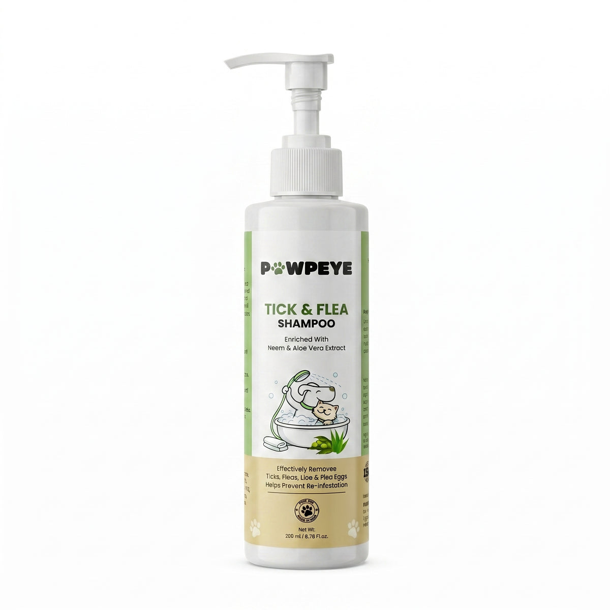 PAWPEYE TICKS & FLEA SHAMPOO