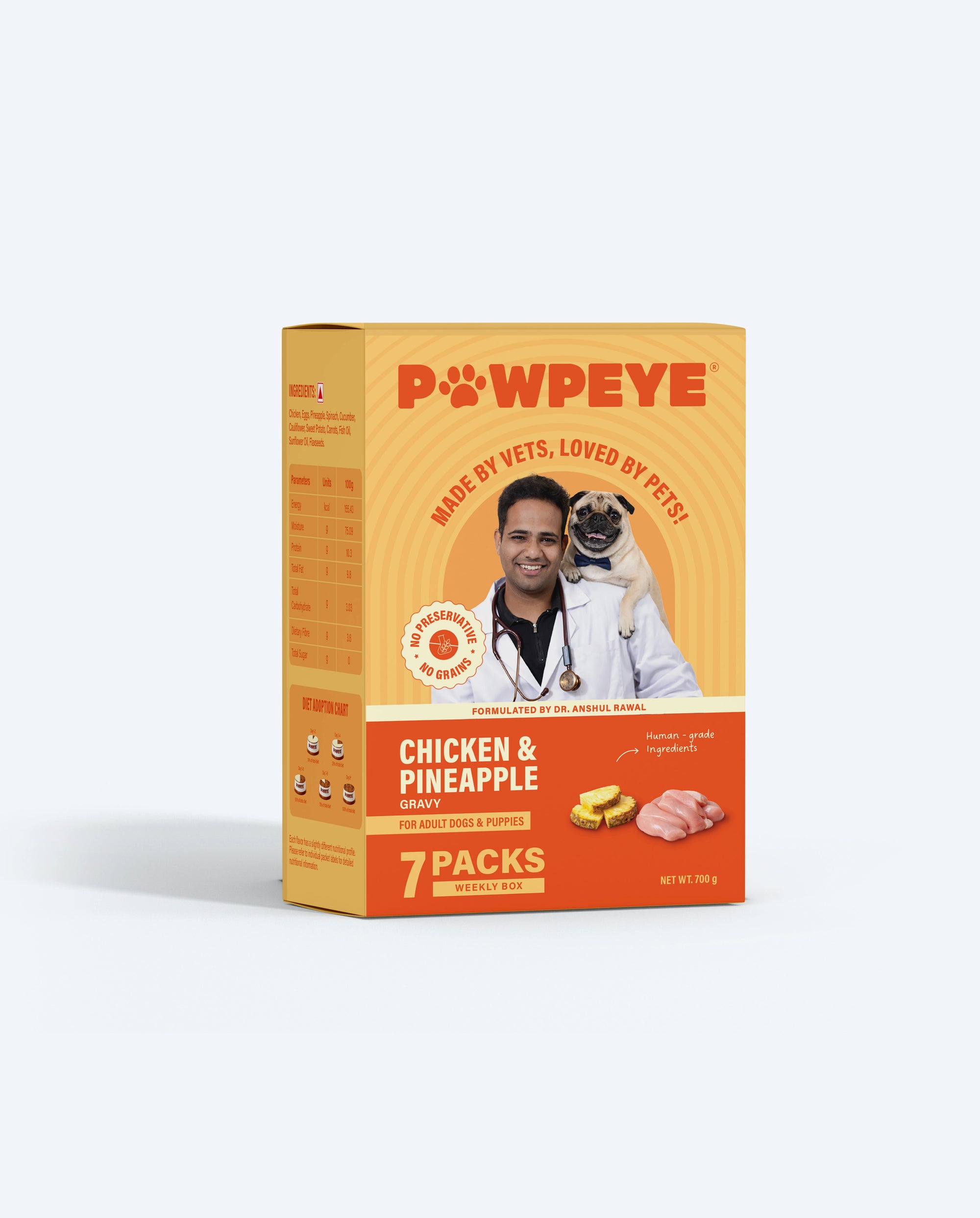 Weekly Chicken & Pineapple Pack of 7